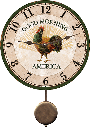 rooster clock
